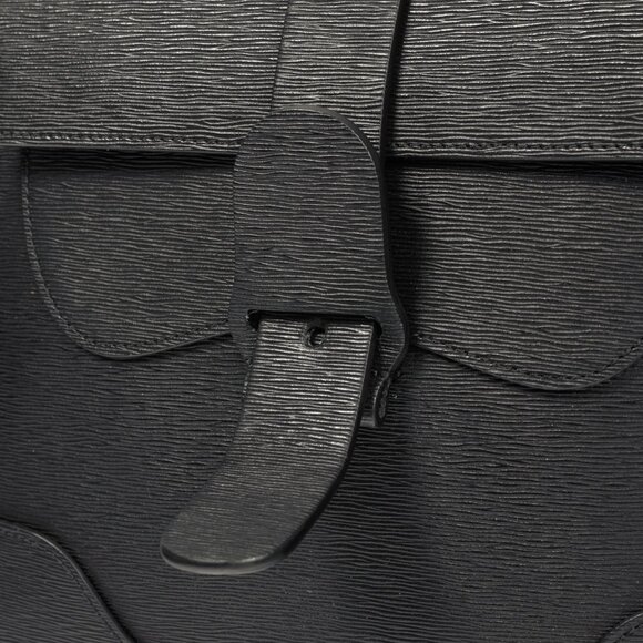 Senreve Midi Maestra Black Textured-Leather Backpack - Picture 13 of 16